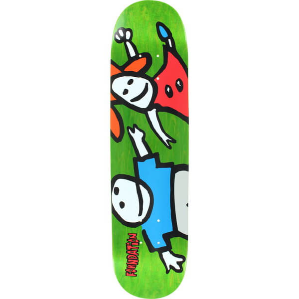 Foundation Skateboards Whippersnappers Mini Assorted Stains Skateboard Deck - 7.37" x 31.3"