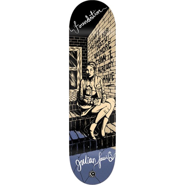 Foundation Skateboards Julian Lewis Kings Crossing Skateboard Deck - 8.25" x 31.75"