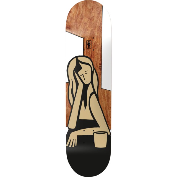 Girl Skateboards Simon Bannerot Contemplation Skateboard Deck - 8" x 31.875"