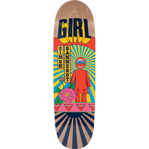 Girl Skateboards Simon Bannerot Rising Loveseat Skateboard Deck - 9" x 32"