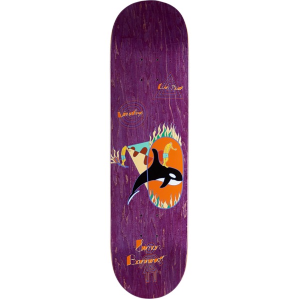 Girl Skateboards Simon Bannerot Visualize Purple Skateboard Deck - 8" x 31.875"