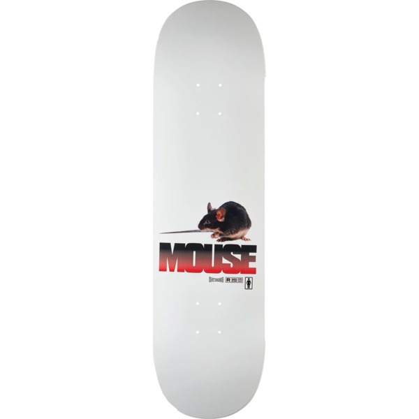 Girl Skateboards Mike Carroll Mouse Skateboard Deck Twin Tip - 8.5"