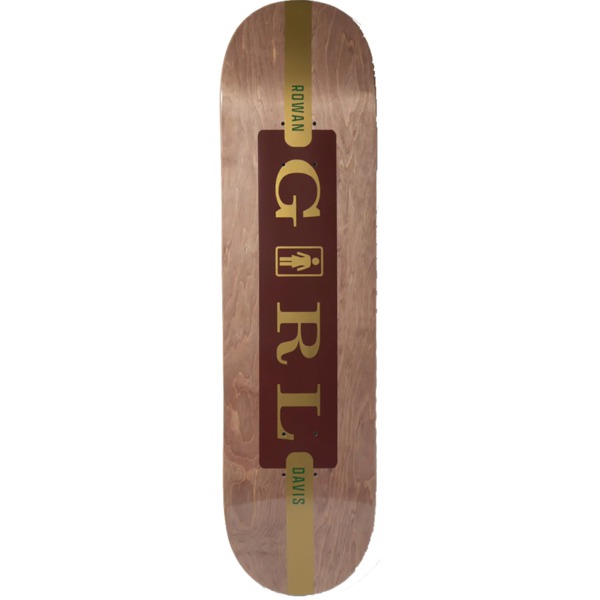 Girl Skateboards Rowan Davis Serif Skateboard Deck - 8.25" x 31.875"