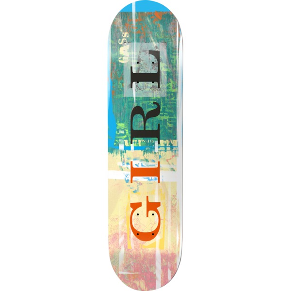 Girl Skateboards Griffin Gass Letterpress Skateboard Deck Pop Secret - 8" x 31.875"