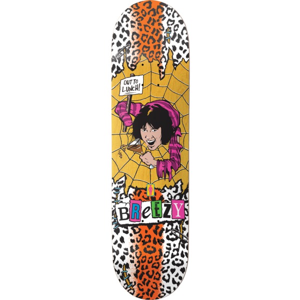 Girl Skateboards Breana Geering Out To Lunch Again Skateboard Deck - 8.5" x 32"