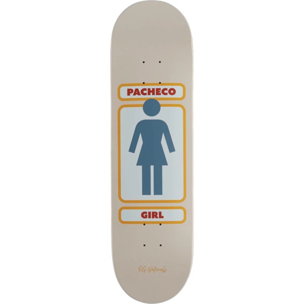 Girl Skateboards Tyler Pacheco 93 Naturals Skateboard Deck - 8.5" x 31.875"