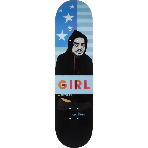 Girl Skateboards Jeron Wilson Hecox Portrait Skateboard Deck - 8.12" x 31.625"