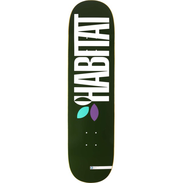 Habitat Skateboards Apex Bold Green Skateboard Deck Twin Tail - 8.25" x 32.25"