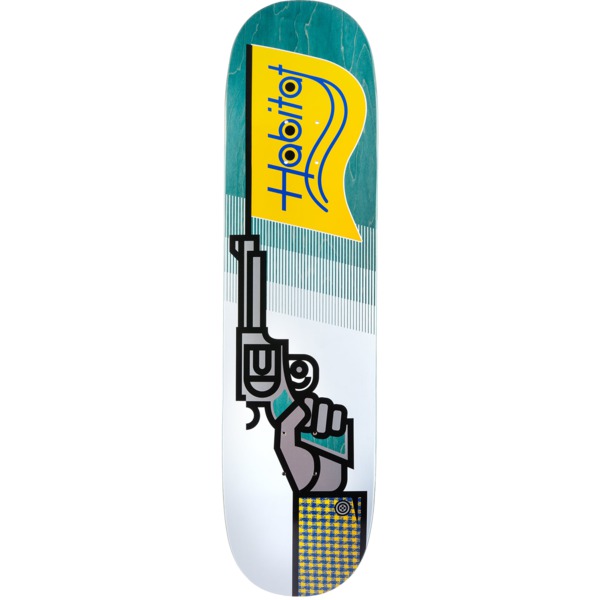 Habitat Skateboards Flagged Logo Assorted Colors Skateboard Deck - 8.25" x 32"