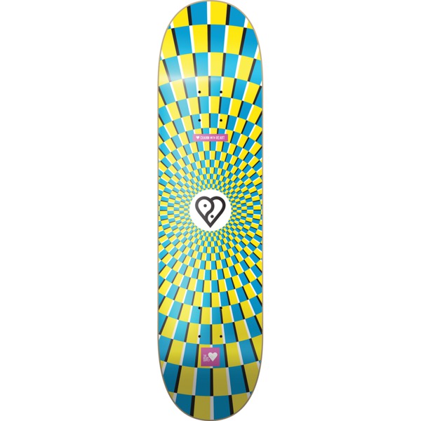 The Heart Supply Skateboards Chris Chann Illusion Embossed Skateboard Deck - 8" x 32"