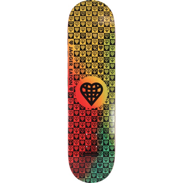The Heart Supply Skateboards Jagger Eaton Trinity Tie-Dye Skateboard Deck Impact Light - 8" x 31.875"