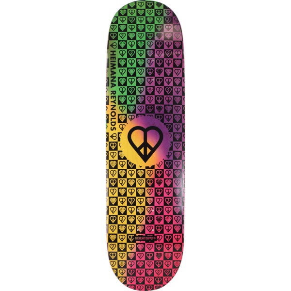 The Heart Supply Skateboards Heimana Reynolds Trinity Tie-Dye Skateboard Deck Impact Light - 8.5" x 32.5"