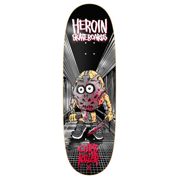 Heroin Skateboards Killer X Skateboard Deck - 10"