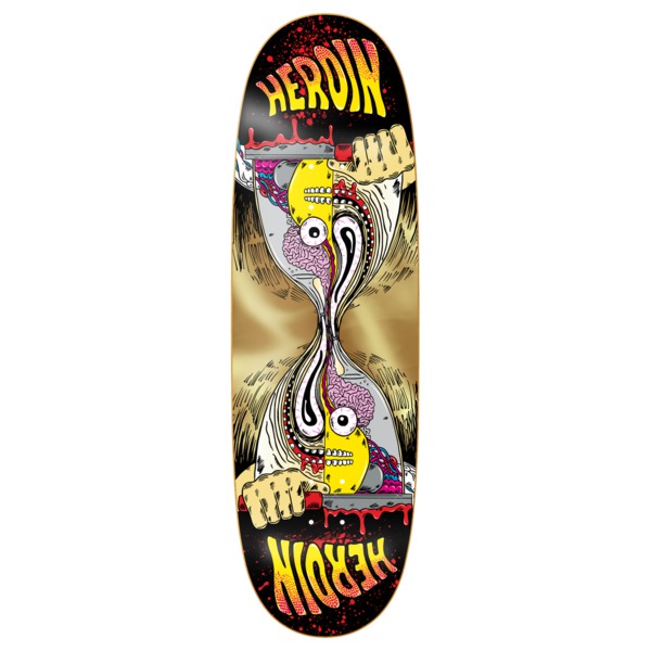 Heroin Skateboards Merged Razoregg Skateboard Deck - 9.75" Heroin Skateboards Merged Razoregg Skateboard Deck - 9.75"