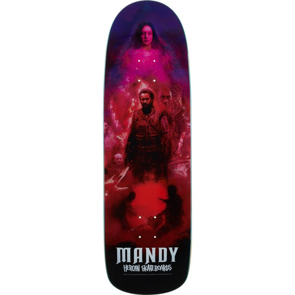 Heroin Skateboards Mandy Poster Skateboard Deck - 9.6" x 31.9"