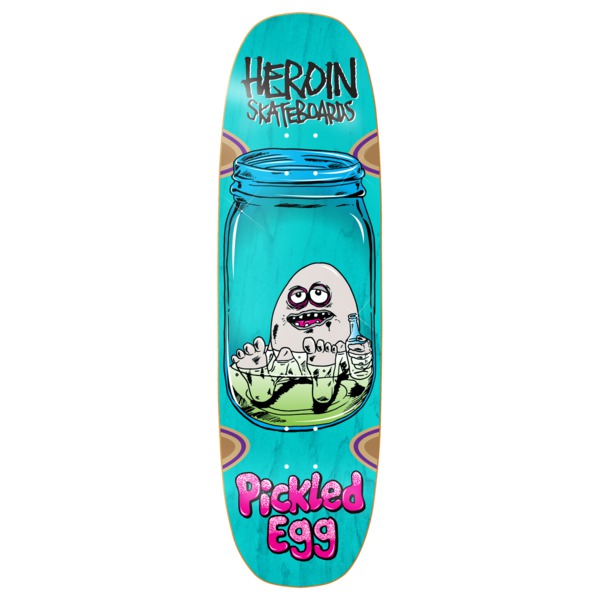 Heroin Skateboards Pickled Egg Skateboard Deck - 9" Heroin Skateboards Pickled Egg Skateboard Deck - 9"