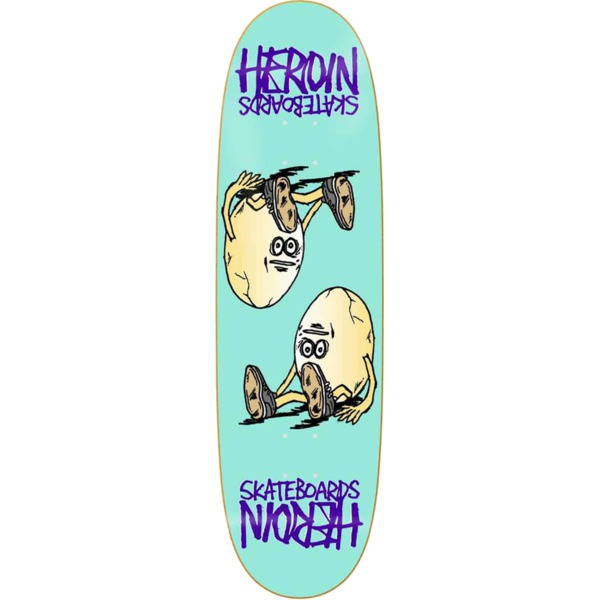 Heroin Skateboards The Symmetrical Egg Skateboard Deck - 8.75" x 32"