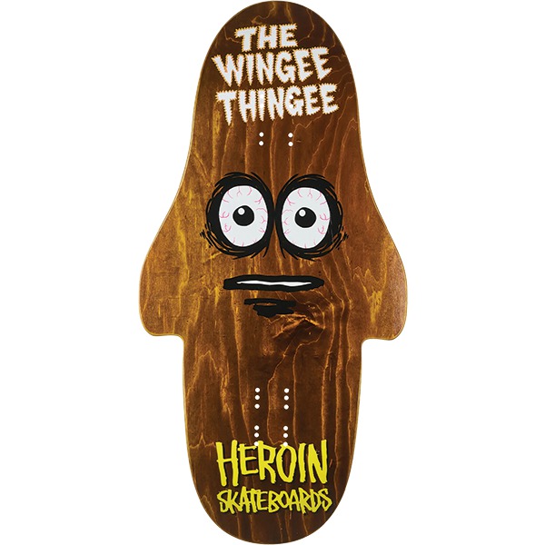 Heroin Skateboards Wingy Thingee Skateboard Deck - 15.2" x 30.6" Heroin Skateboards Wingy Thingee Skateboard Deck - 15.2" x 30.6"