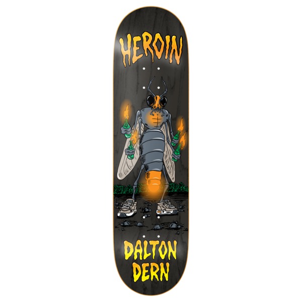 Heroin Skateboards Dalton Dern Bug Skateboard Deck - 8.38" Heroin Skateboards Dalton Dern Bug Skateboard Deck - 8.38"