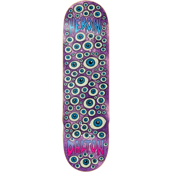 Heroin Skateboards Dalton Dern Eyes Skateboard Deck - 8.62"