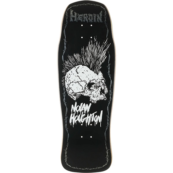 Heroin Skateboards Nolan Houghton KO2 Skull Skateboard Deck - 10.2" x 30.3" Heroin Skateboards Nolan Houghton KO2 Skull Skateboard Deck - 10.2" x 30.3"