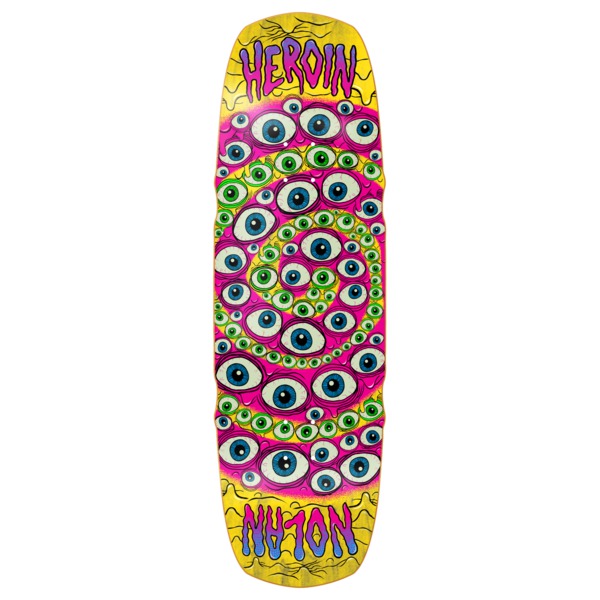 Heroin Skateboards Nolan Houghton Spiralize Skateboard Deck - 9.5" Heroin Skateboards Nolan Houghton Spiralize Skateboard Deck - 9.5"