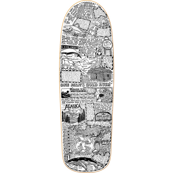 Heroin Skateboards Craig Scott Questions Gold Rush Skateboard Deck - 10" x 32.25" Heroin Skateboards Craig Scott Questions Gold Rush Skateboard Deck - 10" x 32.25"