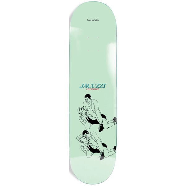 Jacuzzi Unlimited Skateboards Louie Barletta State Champ Mint Skateboard Deck - 8.25" x 32"