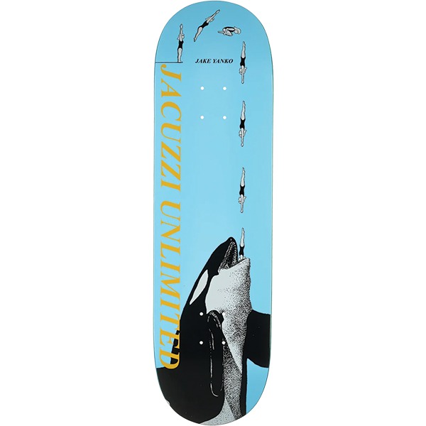 Jacuzzi Unlimited Skateboards Jake Yanko High Five EX7 Light Blue Skateboard Deck - 8.75" Jacuzzi Unlimited Skateboards Jake Yanko High Five EX7 Light Blue Skateboard Deck - 8.75"