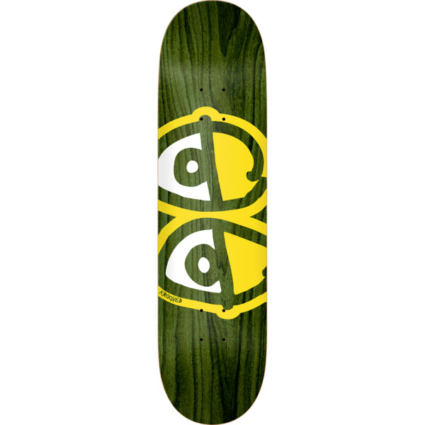 Krooked Skateboards Eyes Assorted Stains Skateboard Deck - 8.06" x 31.8"