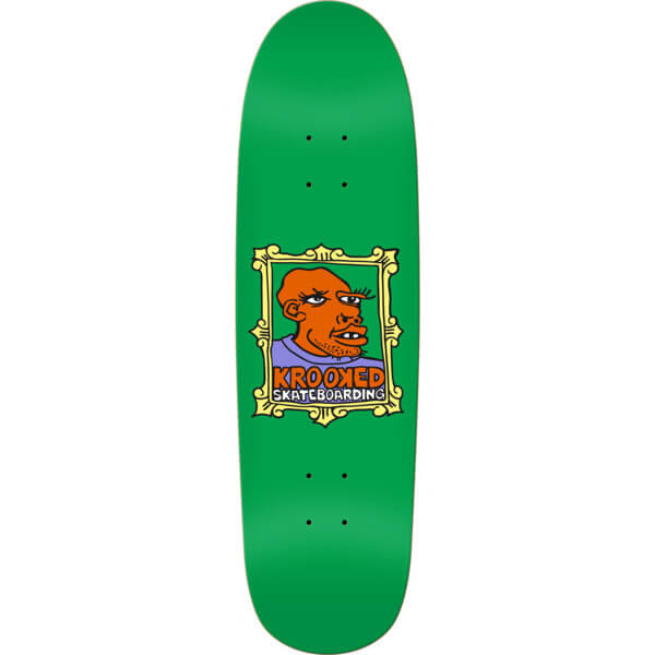 Krooked Skateboards Frame Face Skateboard Deck 9 3 X 33 Krooked Skateboards Frame Face Skateboard Deck