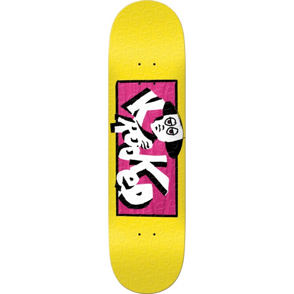 Krooked Skateboards Incognito Embossed Skateboard Deck - 8.25" x 32"