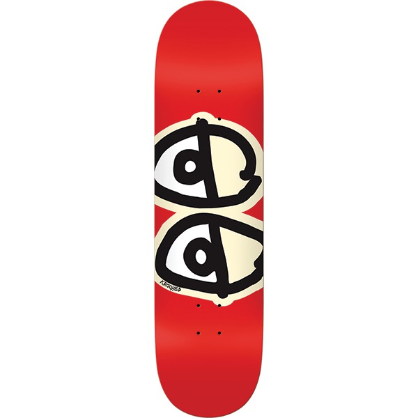 Krooked Skateboards Team Eyes Red Skateboard Deck - 8.38" Krooked Skateboards Team Eyes Red Skateboard Deck - 8.38"