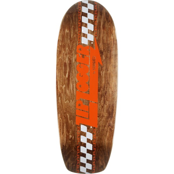 Krooked Skateboards Zogger Brown / Orange Old School Skateboard Deck - 10.75" x 30"