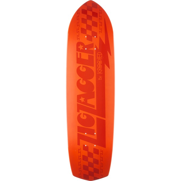 Krooked Skateboards Zagger Tonal Skateboard Deck - 8.62" x 32.38"