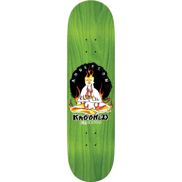 Krooked Skateboards Mike Anderson Overheated Skateboard Deck - 8.38" x 32"