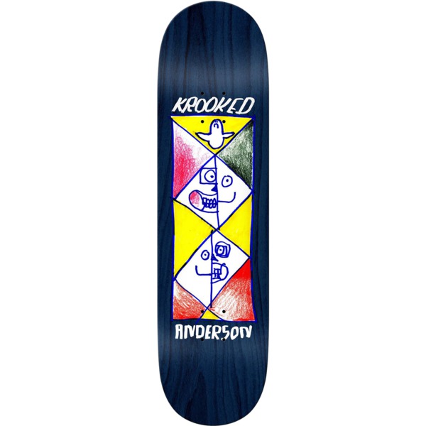Krooked Skateboards Mike Anderson Paralel Skateboard Deck - 8.38"
