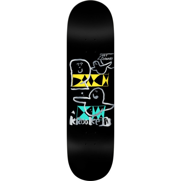 Krooked Skateboards Eddie Cernicky HEY Skateboard Deck - 8.5"