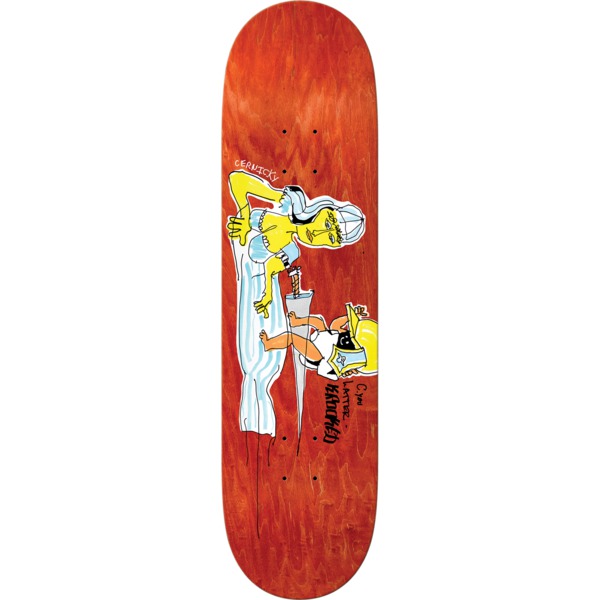 Krooked Skateboards Eddie Cernicky Latter Assorted Stains Skateboard Deck - 8.38" x 32.25"