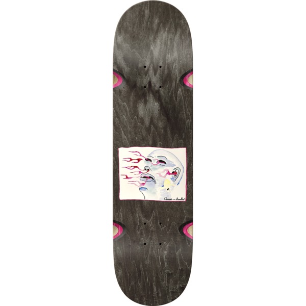 Krooked Skateboards Brad Cromer Stare Skateboard Deck with Wheel Wells - 8.38" x 32.25"