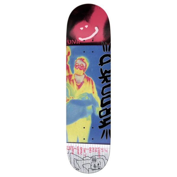 Krooked Skateboards Una Farrar Infrared Skateboard Deck - 8.28"