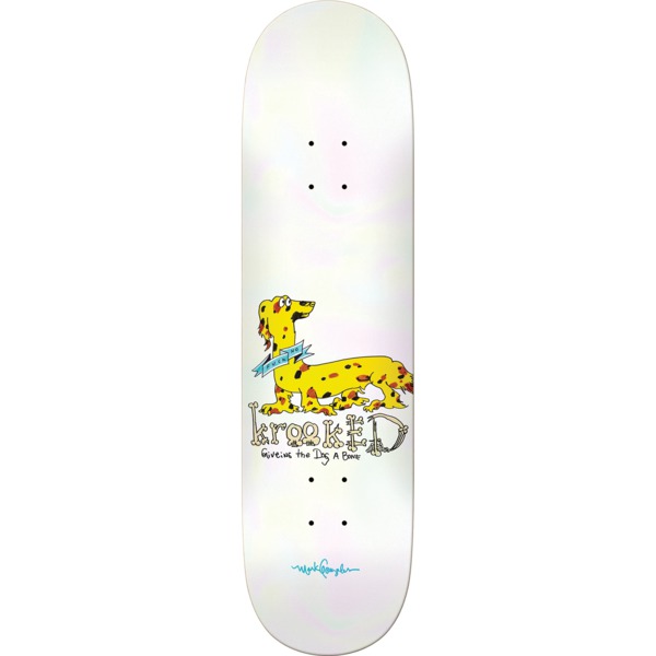 Krooked Skateboards Mark Gonzales Dachshund Skateboard Deck - 8.62" x 32.56"
