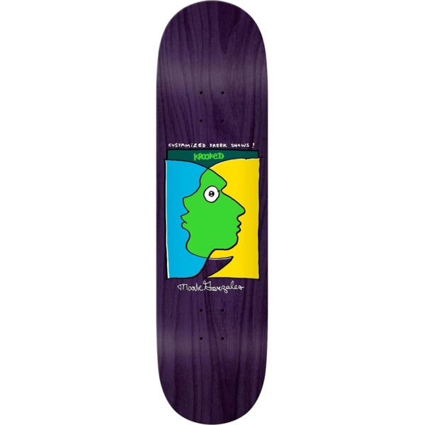 Krooked Skateboards Mark Gonzales Freek Show Skateboard Deck