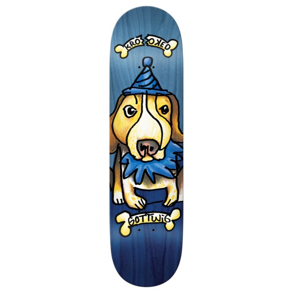 Krooked Skateboards Matt Gottwig Blueberry Blue Skateboard Deck - 8.25" Krooked Skateboards Matt Gottwig Blueberry Blue Skateboard Deck - 8.25"