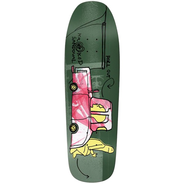 Krooked Skateboards Ronnie Sandoval Roll Out Skateboard Deck - 9.81" x 32"