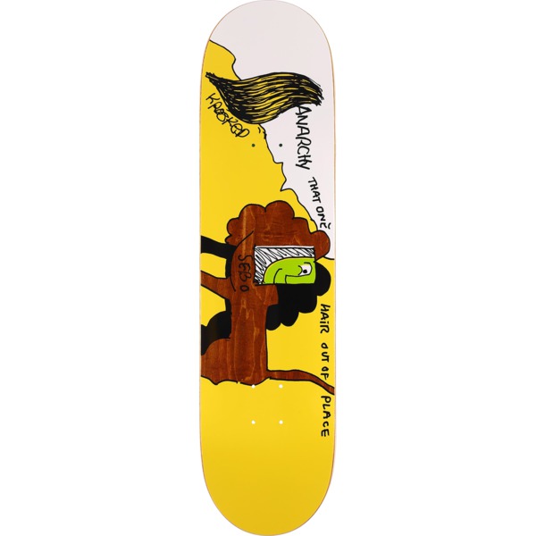 Krooked Skateboards Sebo Walker Anarchy Skateboard Deck - 8.62" x 32"