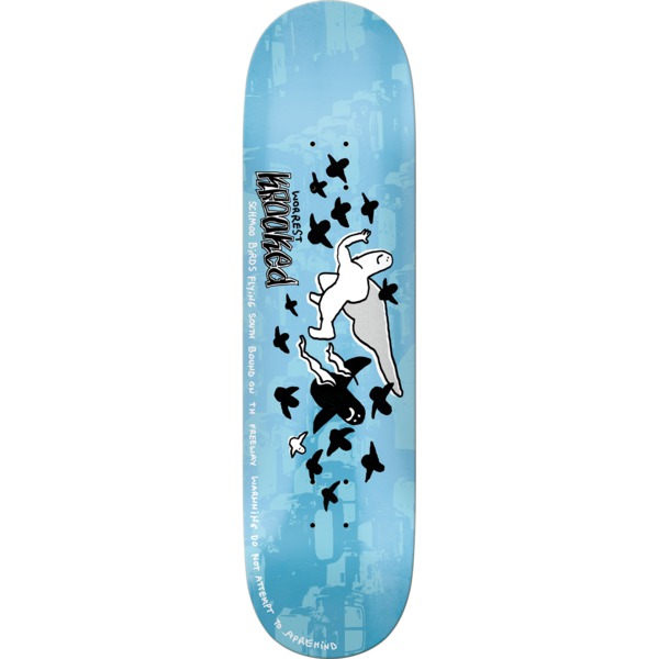 Krooked Skateboards Bobby Worrest Southbound Skateboard Deck True Fit