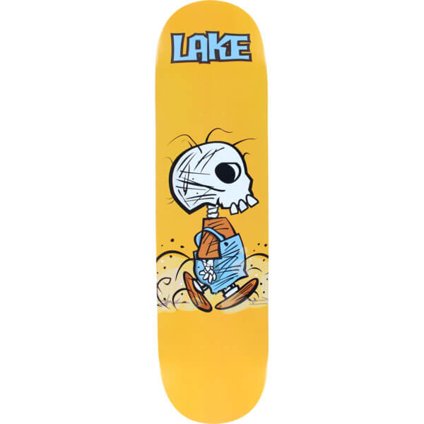 Lake Skateboards Dirty Dude Orange Skateboard Deck - 8" x 32"