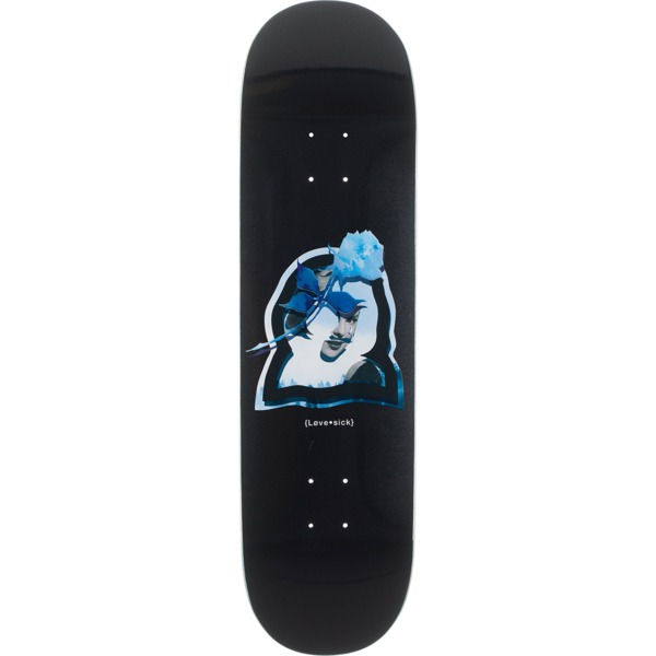 Lovesick Skateboards Losing You Black Metallic Skateboard Deck - 8.5" x 32"