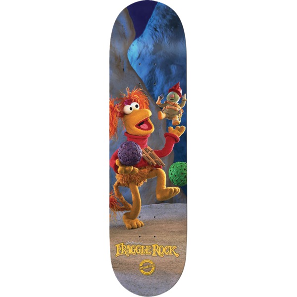 Madrid Skateboards X Fraggle Rock Red Skateboard Deck - 8.25" x 32"